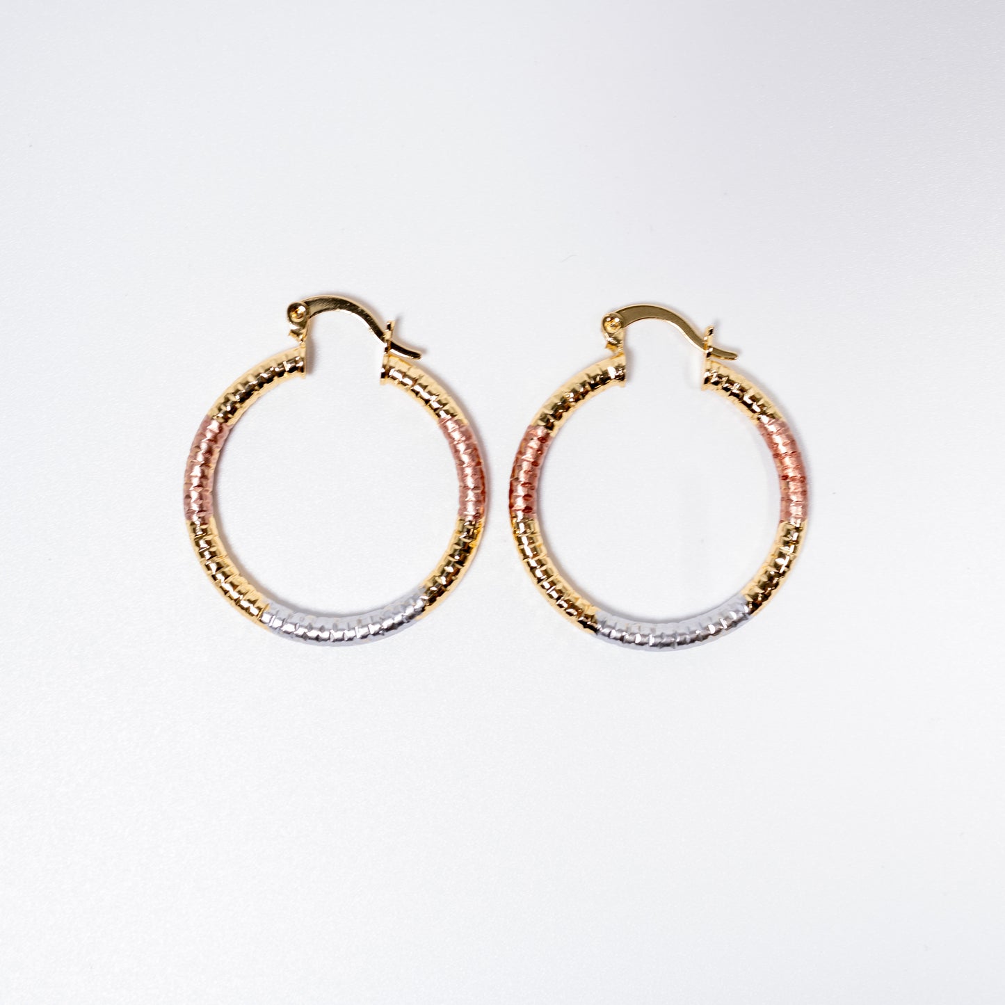 MULTICOLOR HOOP EARRING