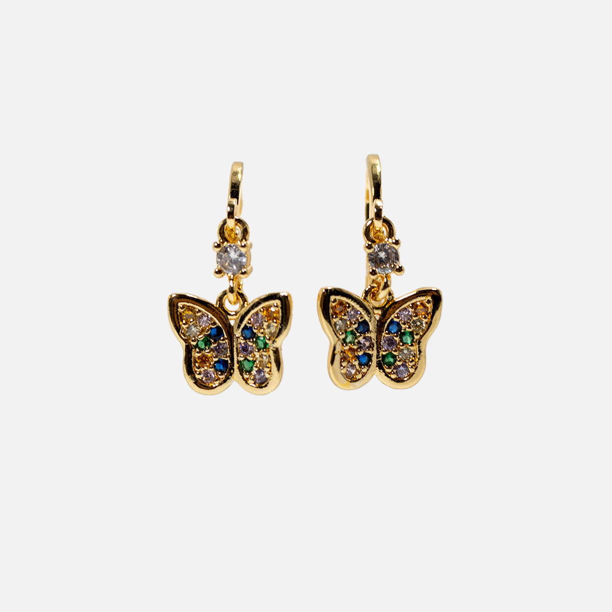 MULTICOLOR BUTTERFLY EARRING